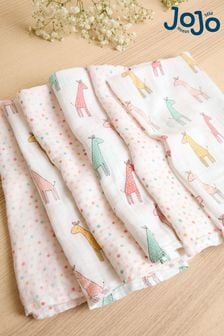 JoJo Maman Bébé 6-Pack Muslin Squares