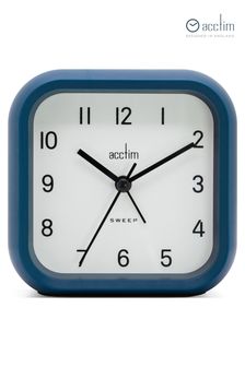 Acctim Clocks Suede Blue Alarm Clock