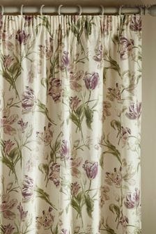 Purple Gosford Lined Lined Pencil Pleat Curtains