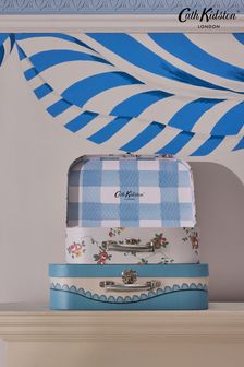 Cath Kidston Blue Floral Storage Boxes Set of Two