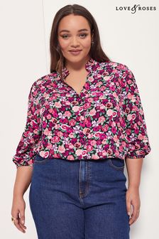 Buy love and roses blouse from the Next UK online shop