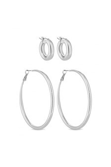 Lipsy Jewellery Hoop Earrings - Pack Of 2