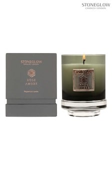 Stoneglow Metallique Collection Rose Ambre Tumbler Scented Candles