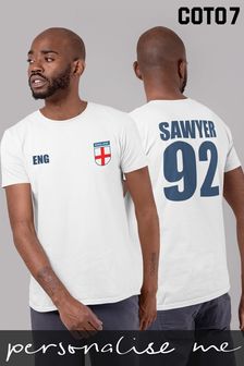 Personalised England Supporter Men's T-Shirt by Coto7 (L22181) | £18