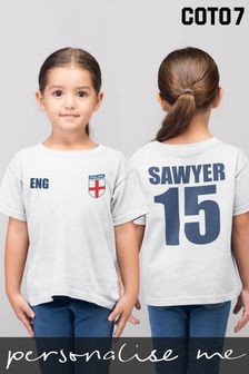 Personalised England Supporter Kid's T-Shirt by Coto7 (L22184) | £15