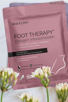BeautyPro Foot Therapy Collagen Infused Bootie (L26256) | £5