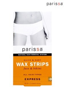 Parissa Wax Strips Face & Bikini 16 (8 x 2 Sided) Strips