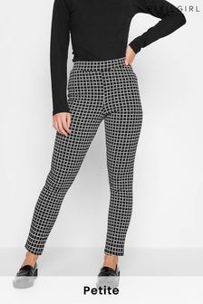 next petite black trousers