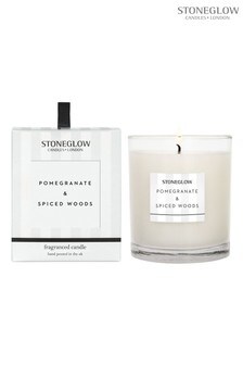 Stoneglow Modern Classics Pomegranate and Spiced Woods Tumbler Scented Candles