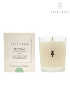 True Grace Classic Scented Candle Rosemary & Eucalyptus