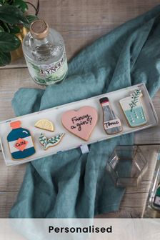 Personalised Time for a Gin Biscuits by Honeywell Bakes (L46778) | £28