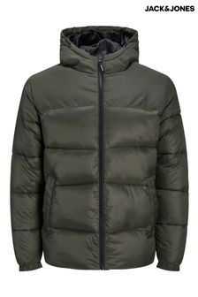 Jack & Jones Puffer jacket MEN FASHION Coats Basic discount 57% Navy Blue L 