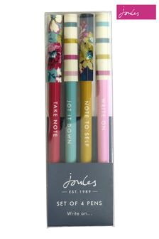 Joules Floral Set of 4 Pens