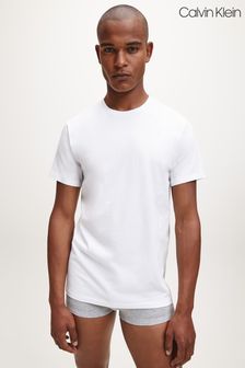 Buy Men's T-Shirts Calvin Klein White Tops Online | Next UK