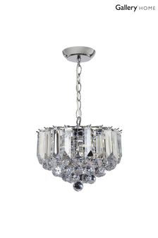 Gallery Home Chrome Mato 3 Bulb Ceiling Light Pendant