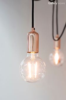 Gallery Direct Copper Industrial 3 Cluster Pendant Light