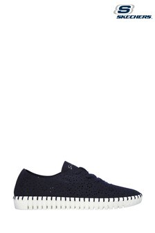 Skechers Sepulveda Blvd Floral Maze 	Blue Lace Shoes