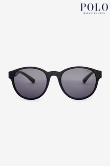 Polo Ralph Lauren Black Round Sunglasses