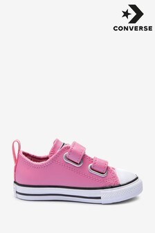 childrens pink converse trainers
