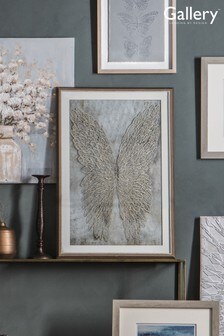 Gallery Direct Gold Large Wings Framed Wall Art