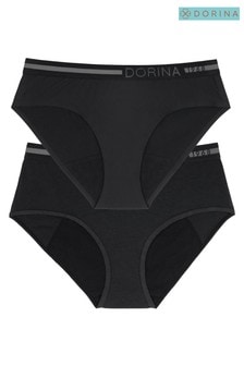 DORINA Black Day and Night Period Pants 2 Pack