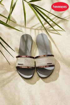 NEXT Black Croc Print Flat Sandals Sandals BNWT Choose Your Size UK 4.5 UK 7 