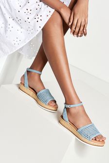 Forever Comfort® Weave Flatform Sandals