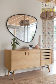 Scion Nordic Oak Large Sideboard with Drawers