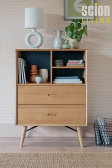Scion Nordic Oak Cabinet with Drawers