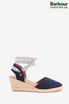 Barbour® Whitney Suede Wedge Sandals