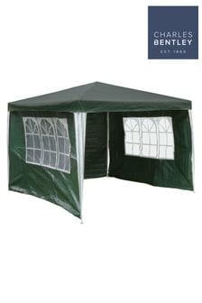 3m x 3m Green Gazebo with Sides By Charles Bentley (M14667) | £70