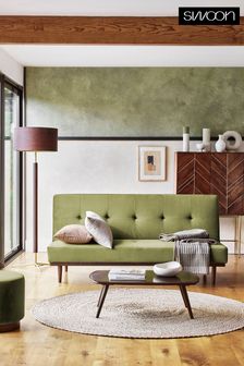 Opulent Velvet Olive Green Swoon Klee Sofa Bed (M14769) | £550