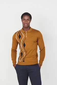 Premium Long Sleeved Knitted Polo