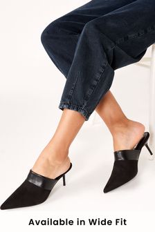Closed Toe Pointed Mules