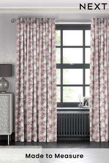 Red Senses Made To Measure Curtains (M15758) | £61