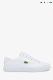 Lacoste Mens White Gripshot Trainers