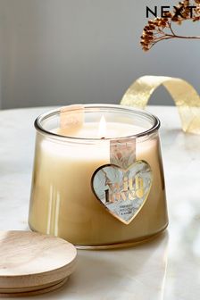 Cream With Love Scented Candle (M16334) | £7