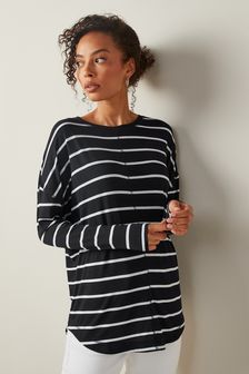 Carhartt Womens Wellton Graphic Stripe Logo Long Sleeve V-Neck T-Shirt 
