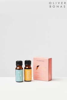 Oliver Bonas Set of 2 Relax And Energise Fragrance Oils