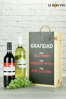 Le Bon Vin Grandad The Legend Australian Wine Twin Gift