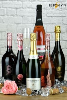 Sparkling Wine Celebration Mixed Case of 6 Bottles by Le Bon Vin (M18948) | £82