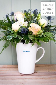 Keith Brymer Jones White Flowers Jug (M19451) | £30