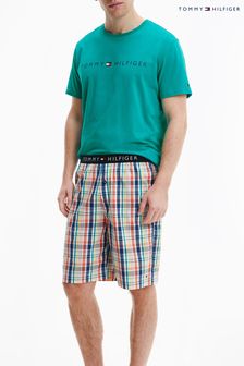 Tommy Original Green Pyjama Shorts Set