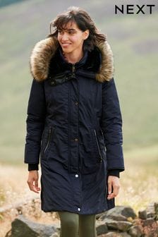 Navy Blue S WOMEN FASHION Coats NO STYLE discount 81% Tex Long coat 