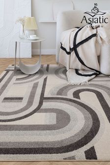 Asiatic Rugs Grey Nova Retro Rug