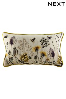 Evans Lichfield Multicolour Elwood Meadow Printed Polyester Filled Cushion