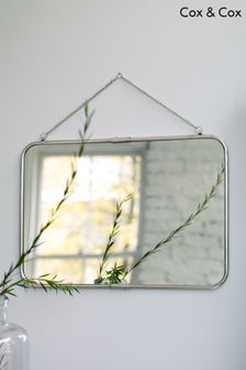 Cox & Cox Silver French Hanging Mirror