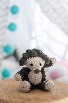 Hooked Brown Make Your Own Hedgehog Crochet Kit (M23903) | £10