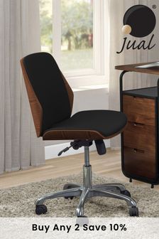 Universal Walnut Swivel Chair By Jual