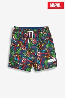 Blue Marvel Swim Shorts (3-16yrs) (M24421) | £14 - £20